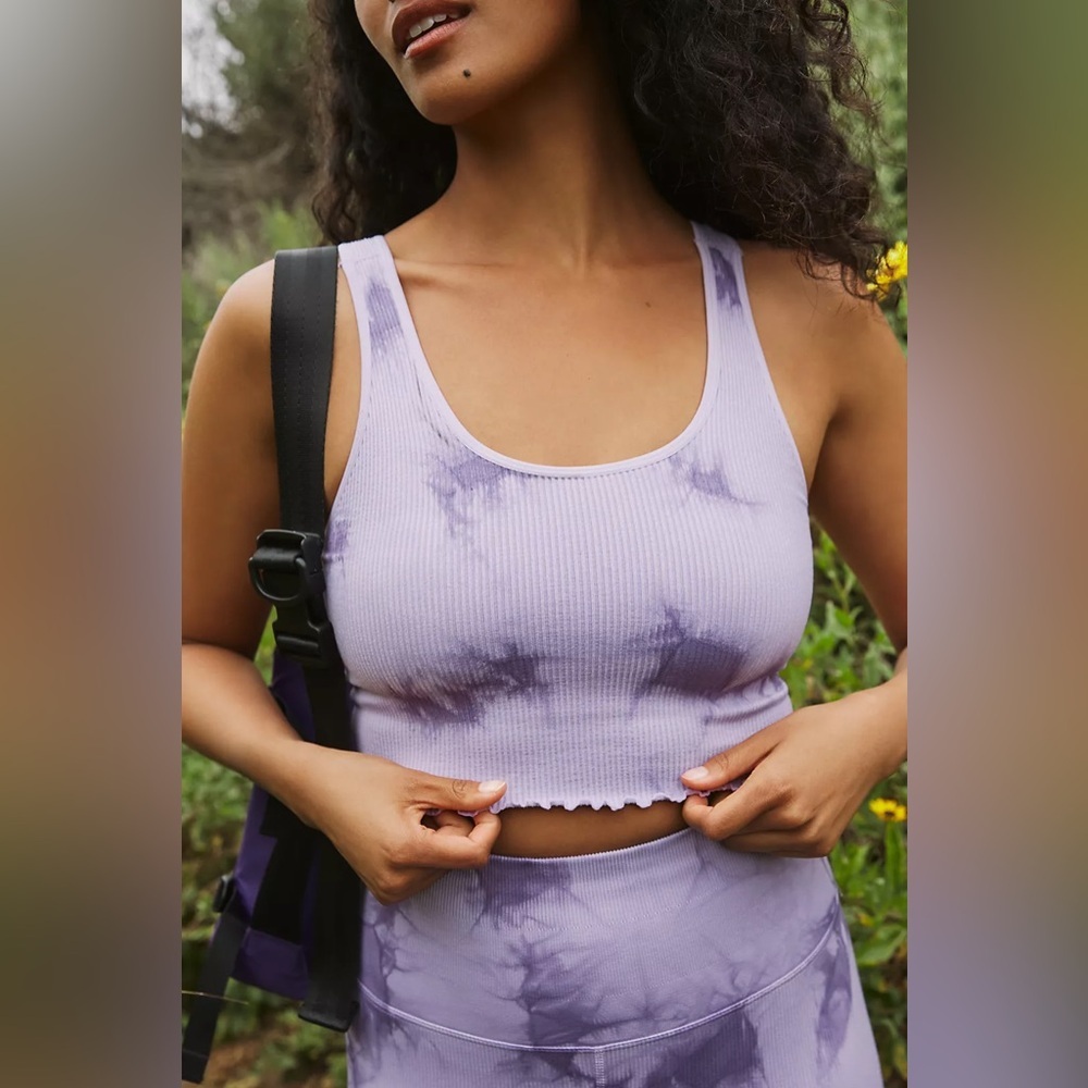 Spiritual Gangster Tie Dye Crop Tank
